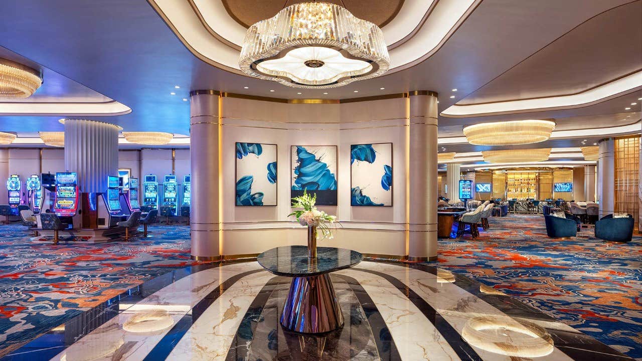 A casino foyer